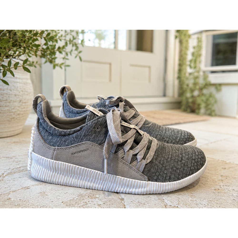Sorel Out N About Plus Sneaker Dove Lace Up Shoe Women 8.5 Gray White Outdoor